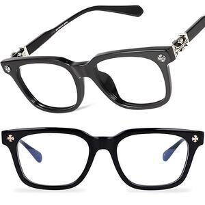 Mens Womens Classic Retro Dapper Square Sunglasses Black & Clear Fashion UV
